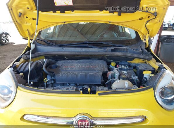ZFBCFXBT8GP339783 2016 FIAT 500X Yellow უკანა ხედი
