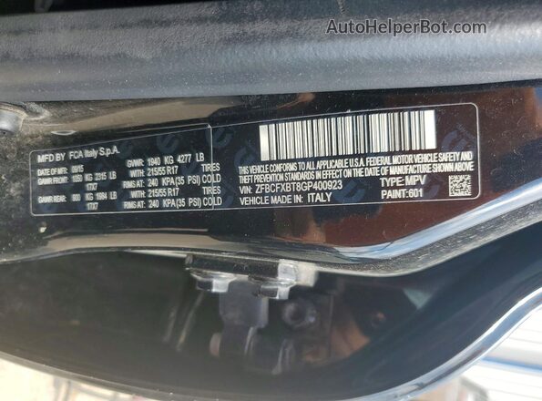 ZFBCFXBT8GP400923 2016 FIAT 500X Black Engine compartment view