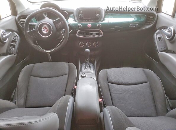ZFBCFXBTXGP367021 2016 FIAT 500X Green Առջևի վահանակի տեսք