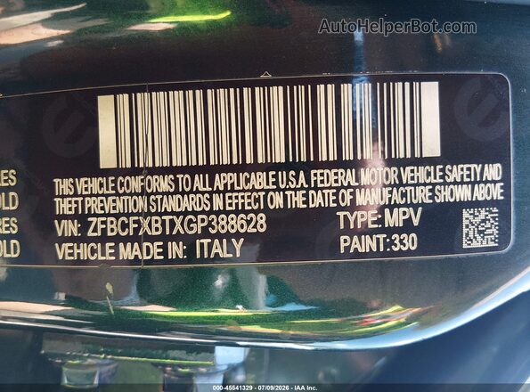ZFBCFXBTXGP388628 2016 FIAT 500X Green Vista del compartimento del motor