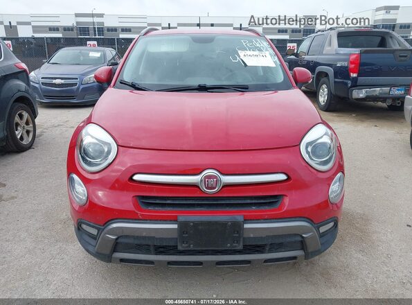 ZFBCFXCB7JP636010 2018 FIAT 500X Red Սարքավորումների վահանակի տեսք