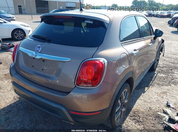 ZFBCFXCB9JP643430 2018 FIAT 500X Brown Задня права чверть