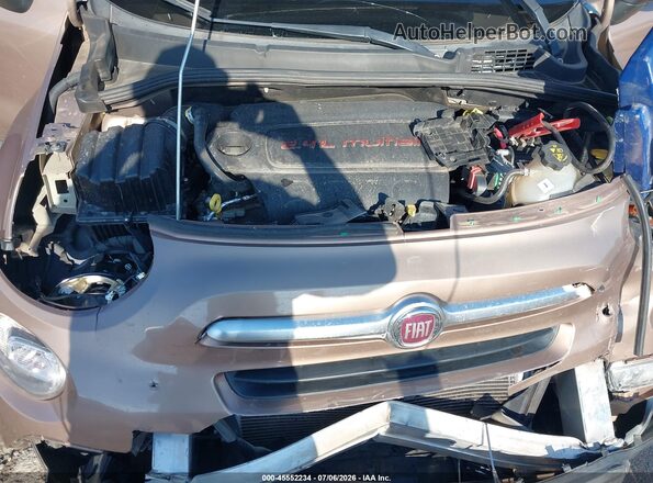 ZFBCFXCB9JP643430 2018 FIAT 500X Brown Вид ззаду