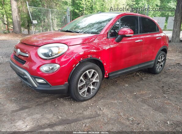 ZFBCFXCT1GP359341 2016 FIAT 500X Maroon Передня ліва чверть