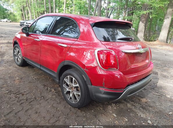 ZFBCFXCT1GP359341 2016 FIAT 500X Maroon Задня ліва чверть