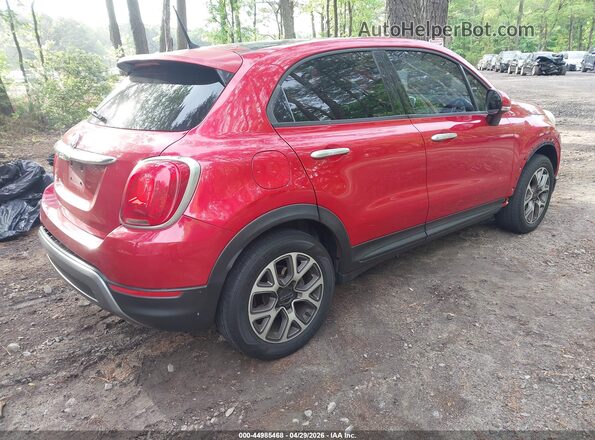 ZFBCFXCT1GP359341 2016 FIAT 500X Maroon Задня права чверть