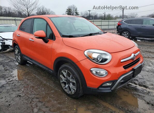 ZFBCFXCT5GP373310 2016 FIAT 500X Оранжевый Передняя правая четверть