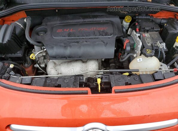 ZFBCFXCT5GP373310 2016 FIAT 500X Оранжевый Вид задней части салона