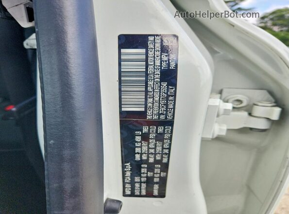 ZFBCFYBT7GP350540 2016 FIAT 500X Белый Вид наклейки с VIN-кодом