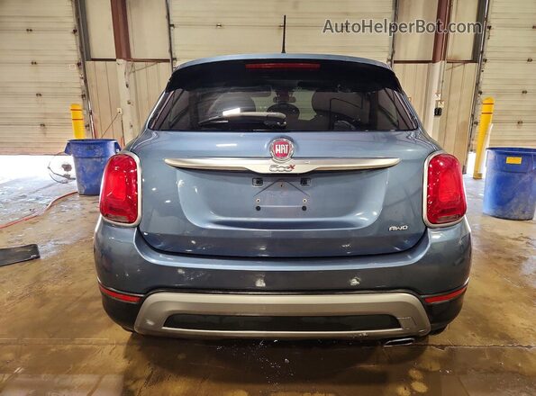 ZFBCFYCB6HP588712 2017 FIAT 500X Blue Вид ззаду