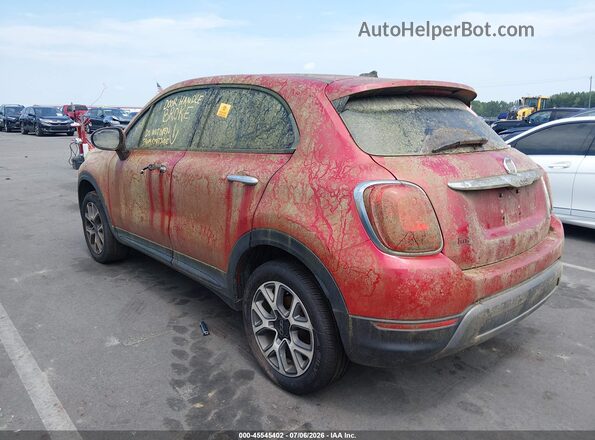 ZFBCFYCT0GP368716 2016 FIAT 500X Красный Задняя левая четверть