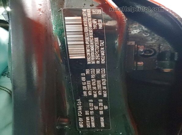 ZFBCFYCT3GP353806 2016 FIAT 500X Зеленый Вид наклейки с VIN-кодом