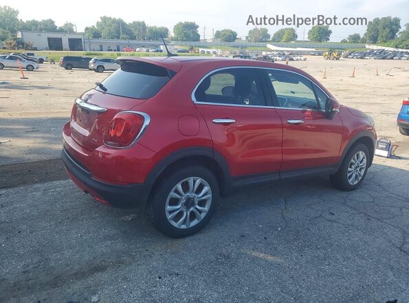 ZFBCFYDT7GP392798 2016 FIAT 500X Red უკანა მარჯვენა