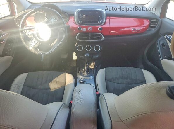 ZFBCFYDT7GP392798 2016 FIAT 500X Red წინა პანელის ხედი