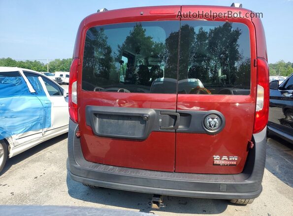 ZFBERFAB2J6L13972 2018 RAM PROMASTER Red Widok z tyłu