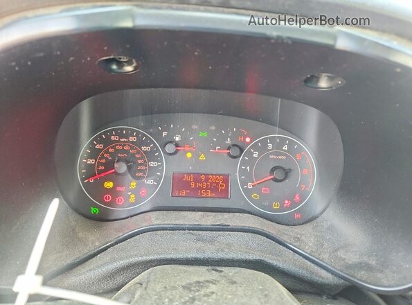 ZFBERFAB5J6L70716 2018 RAM PROMASTER Белый Вид щитка приборов