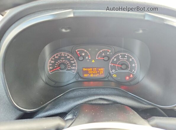 ZFBERFAB9H6F48009 2017 RAM PROMASTER White Instrument cluster view