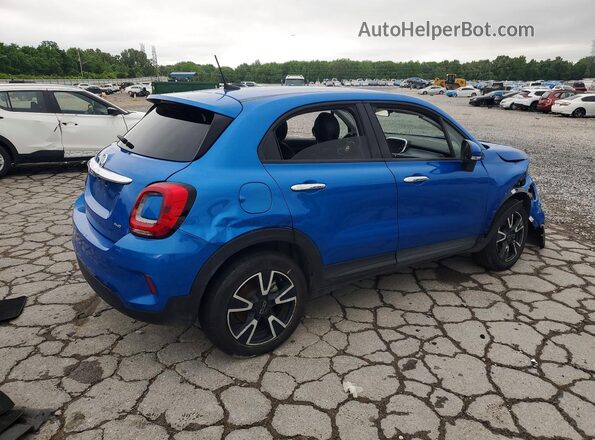 ZFBNF3A10MP944748 2021 FIAT 500X Blue Trasero derecho