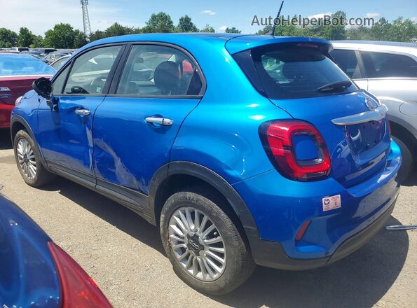 ZFBNF3A12NP958099 2022 FIAT 500X Blue Հետևի ձախ