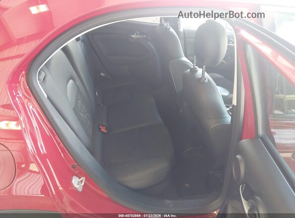 ZFBNF3B1XNP968801 2022 FIAT 500X Red Vista de la etiqueta del VIN