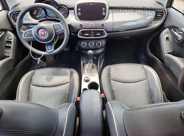 ZFBNFYB14LP870843 2020 FIAT 500X Gray Առջևի վահանակի տեսք
