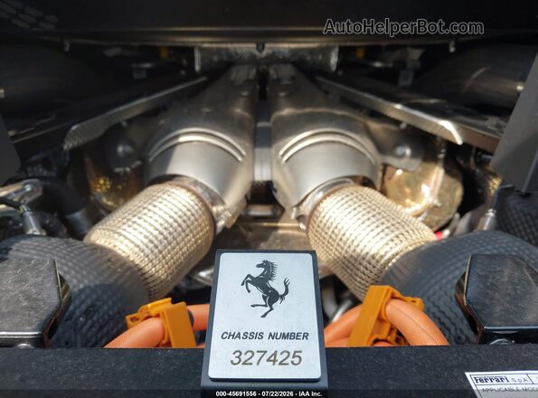 ZFF01SMA8T0327425 2026 FERRARI 296 Blue უკანა ხედი