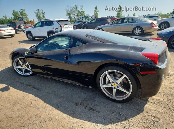 ZFF67NFA4B0180686 2011 FERRARI 458 Black Trasero izquierdo