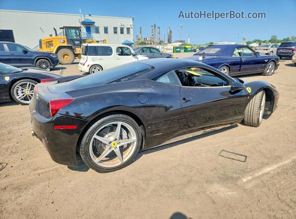 ZFF67NFA4B0180686 2011 FERRARI 458 Black Trasero derecho