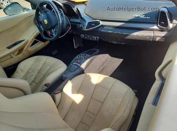 ZFF67NFA4B0180686 2011 FERRARI 458 Black Vista del salpicadero