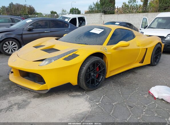 ZFF68NHA2D0190114 2013 FERRARI 458 Желтый Передняя левая четверть