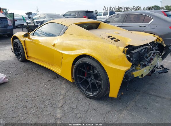 ZFF68NHA2D0190114 2013 FERRARI 458 Желтый Задняя левая четверть