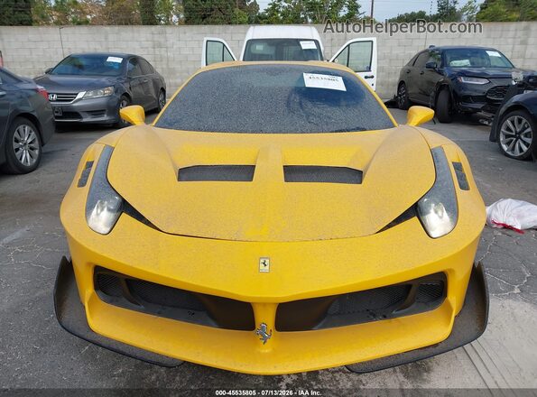 ZFF68NHA2D0190114 2013 FERRARI 458 Желтый Вид щитка приборов