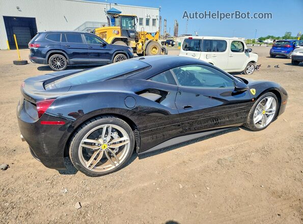 ZFF79ALA2G0219262 2016 FERRARI 488 Black Tył prawy
