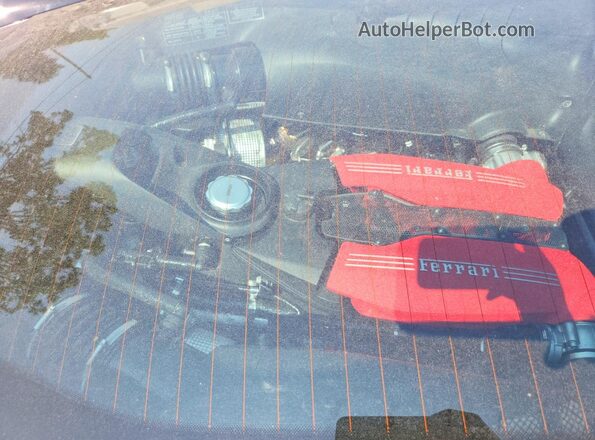 ZFF79ALA2G0219262 2016 FERRARI 488 Black Widok wnętrza z tyłu