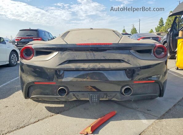 ZFF79ALA8J0229480 2018 FERRARI 488 Черный Вид сзади