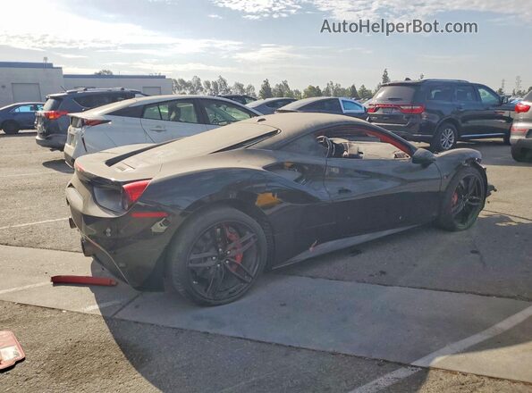 ZFF79ALA8J0229480 2018 FERRARI 488 Черный Задняя правая четверть