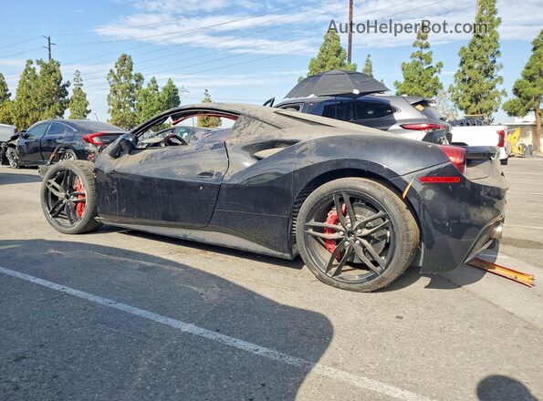 ZFF79ALA8J0229480 2018 FERRARI 488 Черный Задняя левая четверть