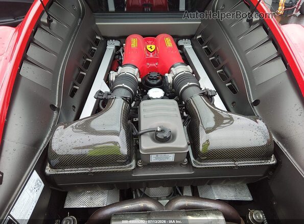 ZFFEW58A870154062 2007 FERRARI F430 Красный Вид сзади