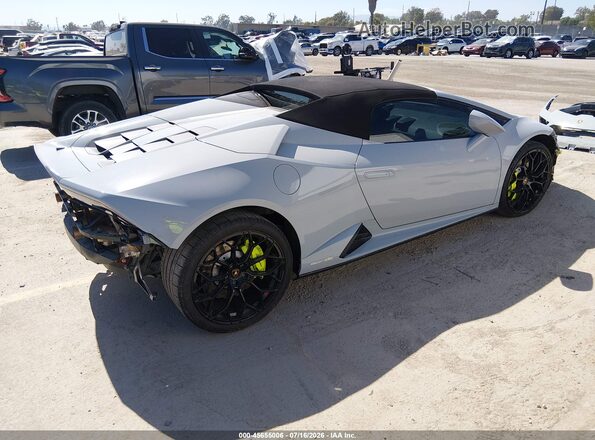 ZHWUT5ZF7NLA19691 2022 LAMBORGHINI HURACAN Gray Tył prawy