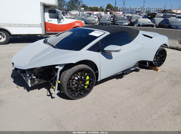 ZHWUT5ZF7NLA19691 2022 LAMBORGHINI HURACAN Gray Przód lewy
