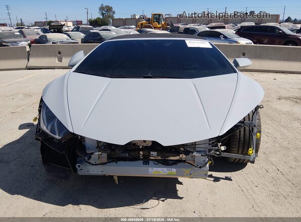 ZHWUT5ZF7NLA19691 2022 LAMBORGHINI HURACAN Gray Widok wnętrza z tyłu
