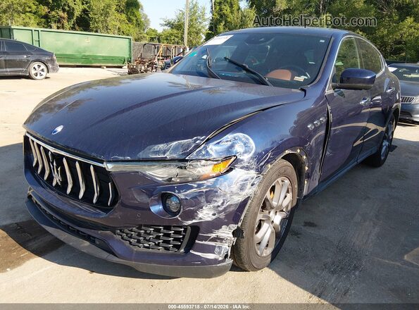 ZN661XUAXJX294310 2018 MASERATI LEVANTE Синий Передняя левая четверть
