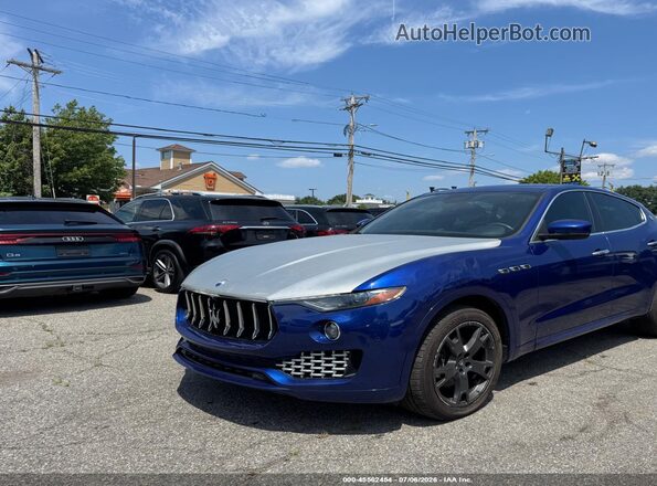 ZN661XUAXKX316274 2019 MASERATI LEVANTE Синий Передняя левая четверть