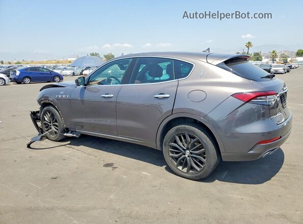 ZN661XUAXNX393408 2022 MASERATI LEVANTE Gray Trasero izquierdo