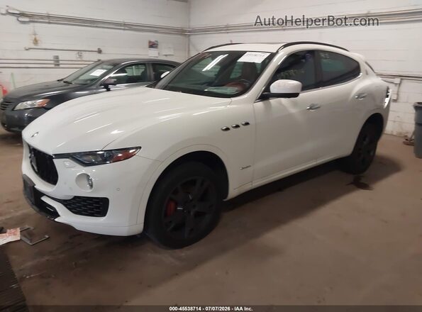 ZN661XUS9JX259587 2018 MASERATI LEVANTE White Առջևի ձախ երեք քառորդ տեսարան