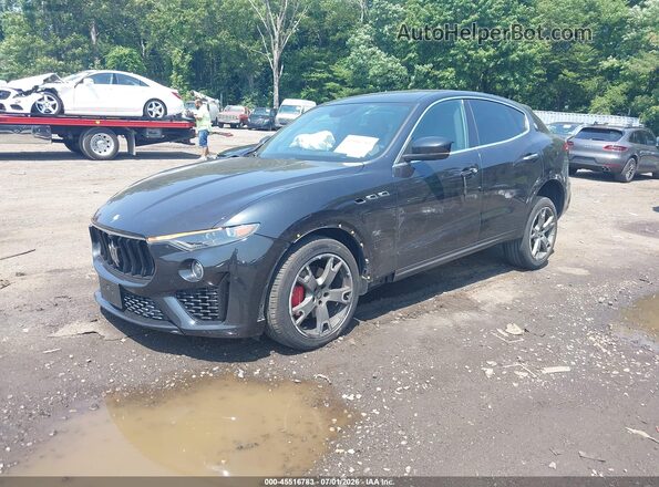 ZN661XUS9KX338579 2019 MASERATI LEVANTE Black წინა მარცხენა ხედი სამი მეოთხედიდან
