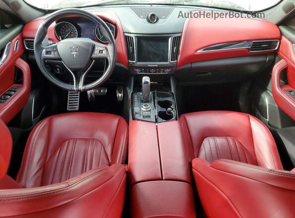 ZN661YUAXLX356331 2020 MASERATI LEVANTE White Vista del salpicadero
