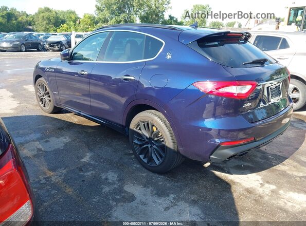 ZN661YUS1KX322270 2019 MASERATI LEVANTE Blue Tył lewy