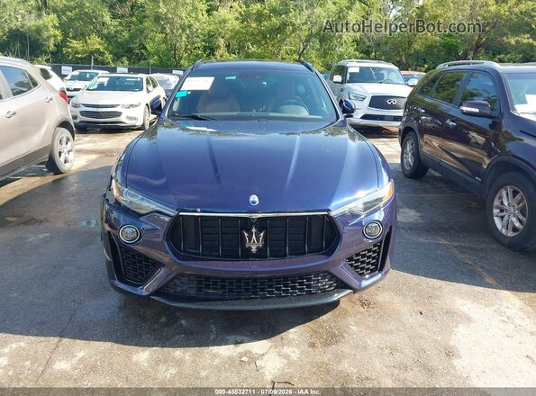 ZN661YUS1KX322270 2019 MASERATI LEVANTE Blue Widok wnętrza z tyłu