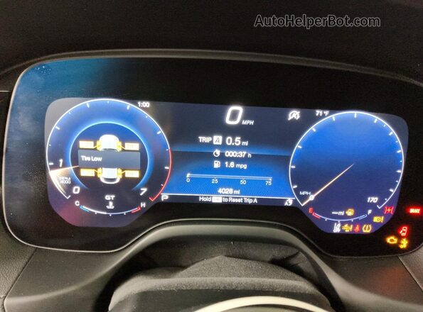 ZN682AVA3P7416502 2023 MASERATI GRECALE Blue Vista del cuadro de instrumentos
